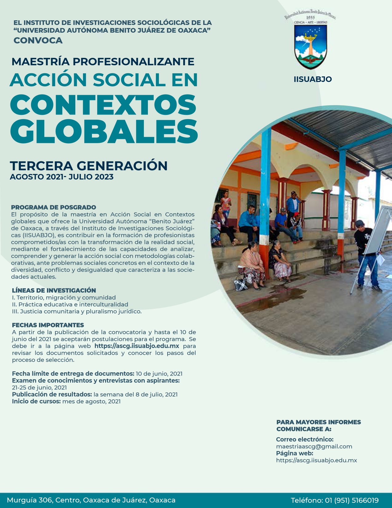 Maestría en Acción Social en Contextos Globales - COMECSO