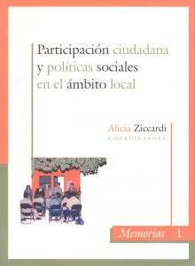 Participación ciudadana y políticas sociales del ámbito local