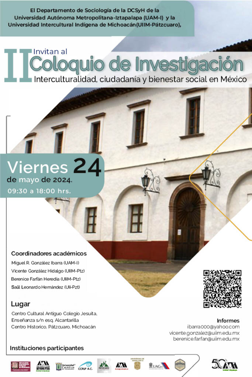 II Coloquio sobre Interculturalidad, ciudadanía y bienestar social en México