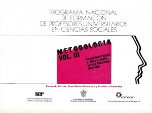 Metodología Vol. III Experimentación y observación en las Ciencias Sociales