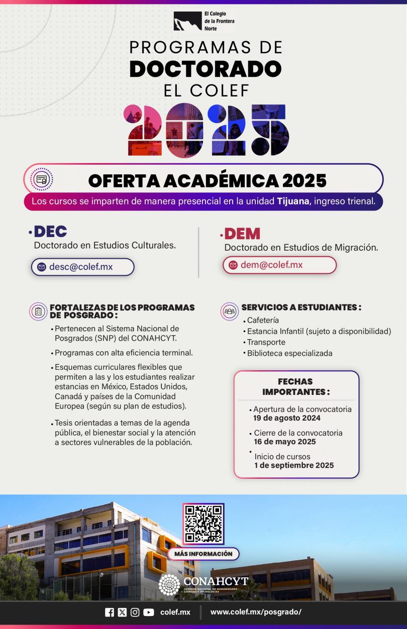 Programas de Doctorado El Colef 2025