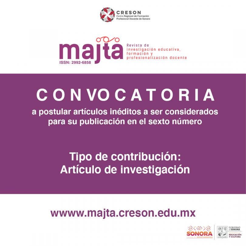 Publica en el 6° número de la Revista MAJTA